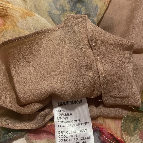 Zimmerman Melody Floral-print Ruffle Silk Playsuit - Picture 8 of 8